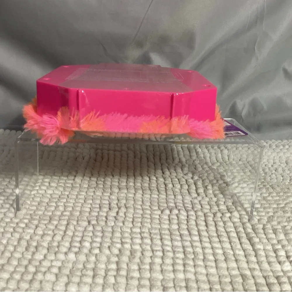 Barbie Extra Fur Make Up Purse with Glitter Lip Gloss Plastic Chain Strap